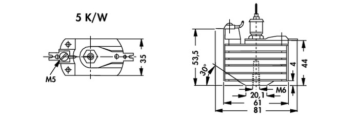 Fischer Elektronik壓鑄鋁散熱器