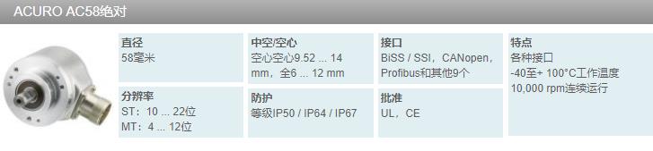 HENGSTLER 對值編碼器ACURO AC58系列