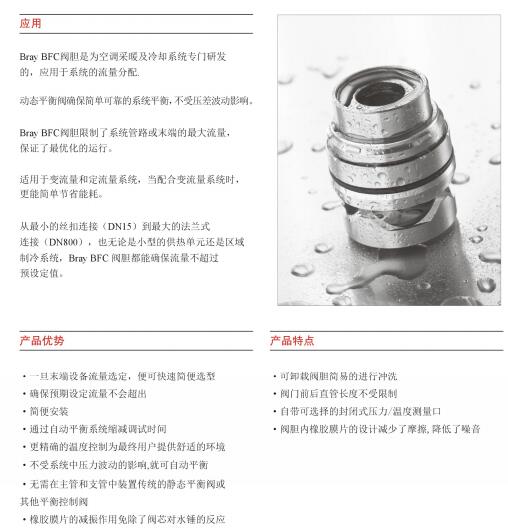 BRAY動態(tài)流量平衡閥