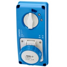 GEWISS 垂直固定互鎖插座2P+E 16A 230V系列