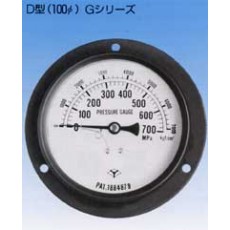 YODOGAWA KEIKI 超高壓耐振壓力表D型100φ