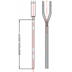 THERMO ELECTRIC 帶鎧裝引線的熱電偶系列