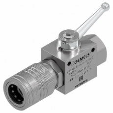 GEMELS 帶集成快速接頭的球閥GE2 + QC 推拉系列