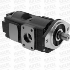 KAZEL 2 孔 SAE B 單向串聯(lián)齒輪泵系列