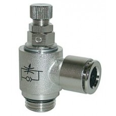 TRANSFLEX 彎頭限流器 ? M5 至 1/2''系列