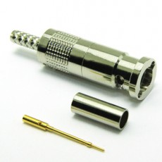 COAX 微型 BNC 直壓接/壓接插頭 75 歐姆系列