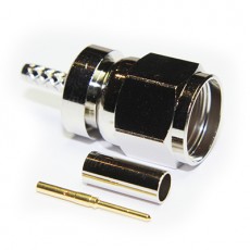 COAX F型壓接/壓接插頭15-005-A6-AB系列