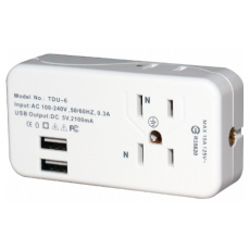 Wonpro 帶 USB 充電器的多插座TDU-6系列